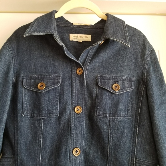JONES NEW YORK SPORT STRETCH JEAN JACKET - Picture 5 of 6